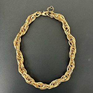 Express Gold Chunky Chain Necklace